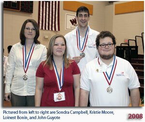 2008 State Competition Medalists